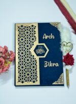 Star Design Nikah Nama Blue